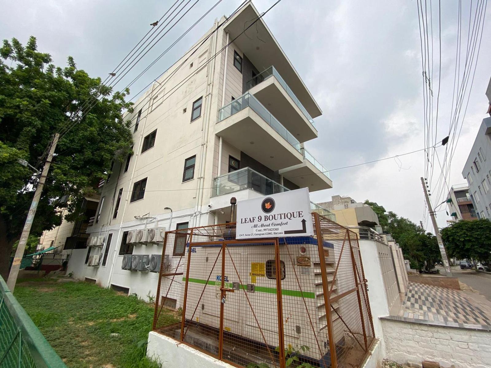 Hotel Leaf 9 Boutique, Near Golf Course Road And Galleria Market Gurgaon Ngoại thất bức ảnh