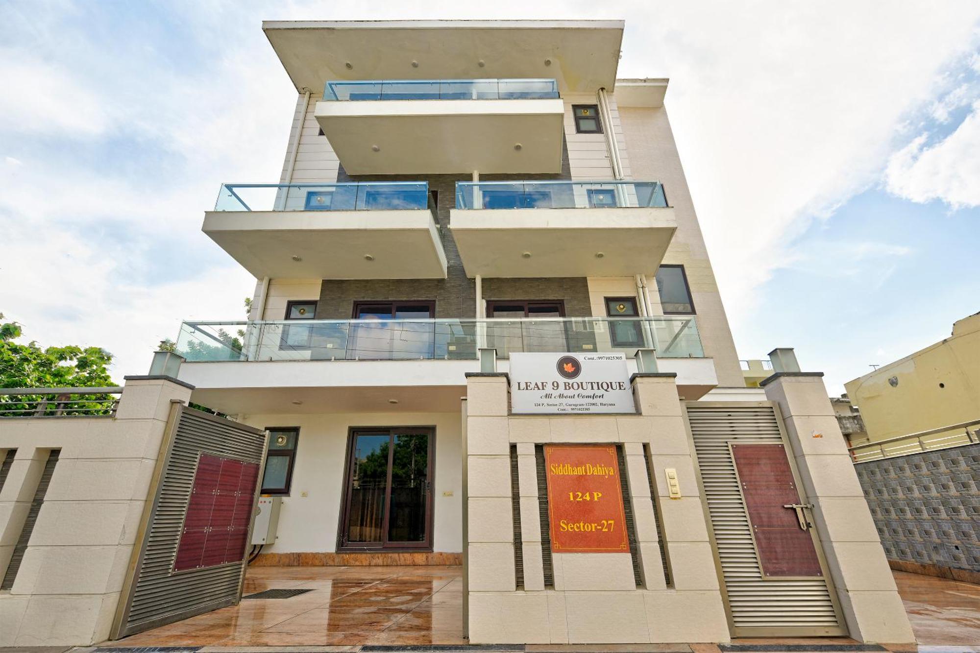 Hotel Leaf 9 Boutique, Near Golf Course Road And Galleria Market Gurgaon Ngoại thất bức ảnh
